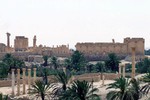 This file photo released on Sunday, May 17, 2015, by the Syrian official news agency SANA, shows the general view of the ancient Roman city of Palmyra, northeast of Damascus, Syria.