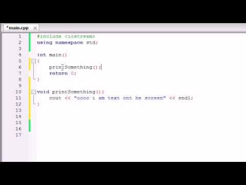 Buckys C++ Programming Tutorials - 9 - Functions