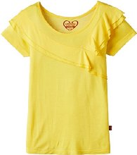 Cherokee Girls T-Shirt (253156636_Yellow_11 Years)