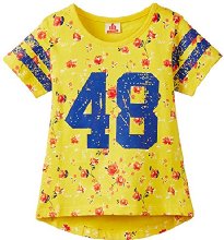 Ufo Girls' Shirt (SS15-KB-GKT-005_Yellow_6 - 7 years)