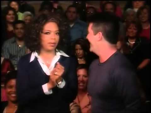 2004 SIMON COWELL'S  AND OPRAH LAUNCH IL DIVO'S FIRST APPEARANCE ON THE OPRAH SHOW