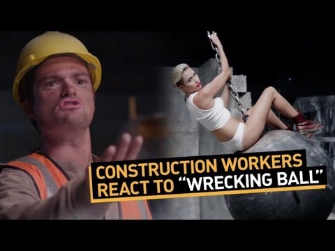 Construction Workers React to 