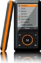 Kubik Evo 8GB MP3 Player with Radio and Expandable MicroSD/SDHC Slot - Black