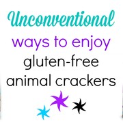 Unconventional ways to enjoy gluten-free animal crackers