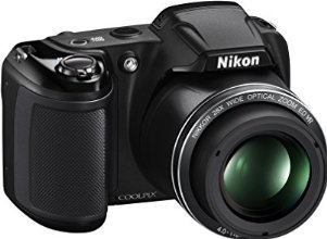 Nikon Coolpix L340 Fotocamera Digitale Compatta, 20 Megapixel, Zoom 28X, LCD 3", HD, Nero [Nital Card: 4 Anni di Garanzia]