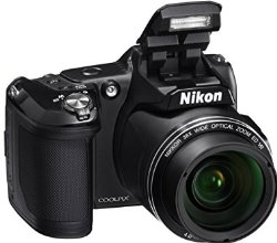 Nikon Coolpix L840 Fotocamera Digitale Compatta, 16 Megapixel, Zoom 38X, Wi-Fi, LCD 3" basculante, colore: nero [Nital card: 4 anni di garanzia]