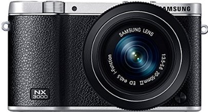 Samsung NX3000 Fotocamera a Ottiche Intercambiabili, Sensore CMOS APS-C 20.3 Megapixel, Obiettivo 20-50mm F3.5/5.6, Nero