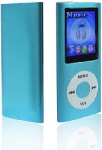 iMusicoo 16GB MP4 player Big and Clear Sound MP3 Music Player with FM Radio, Video and Voice Recorder-Blue