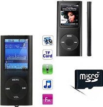 8GB MP3/MP4 Player (4th Gen) with FM Radio (Colours May Vary)