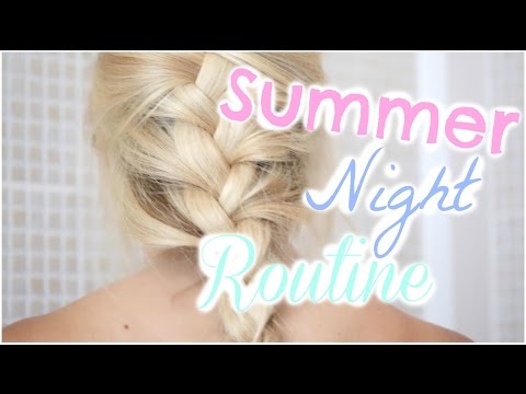 [ GRWM n°26 ] : SUMMER NIGHT ROUTINE ♡