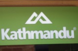 Kathmandu's share price has more than halved in the past year after a 53 per cent profit slump .