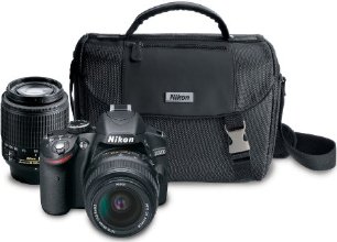 Nikon D3200 24.2 MP CMOS Digital SLR Camera with 18-55mm and 55-200mm Non-VR DX Zoom Lenses Bundle