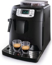 Saeco HD8751/11 Intelia Kaffeevollautomat (Keramikmahlwerk, Dampfdüse) schwarz