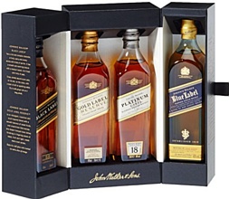 Johnnie Walker Collection Pack Blended Scotch Whisky (4 x 0.2 l)