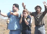 Pic of the Day: Palestinians shield Israeli policewoman from stone-throwers