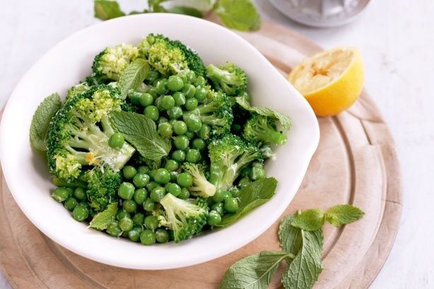 Minted peas with broccoli - Mark O'Meara