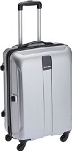 Safari Thorium Polycarbonate 77 (cms) Silver Hardsided Suitcase (Thorium-Stubble-Silver-77-4WH)