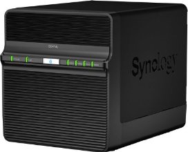 Synology DS414J - Servidor NAS de 16 TB (USB 3.0, 1.2 GHz, Serial ATA), negro