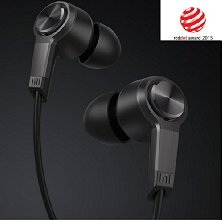 Xiaomi Piston 3 - Auriculares in-ear (con micrófono, control remoto integrado), negro