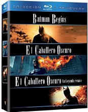 Pack Batman Nolan: Batman Begins + El Caballero Oscuro + El Caballero Oscuro: La Leyenda Renace [Blu-ray]