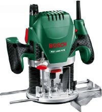 Bosch POF 1400 ACE HomeSeries Oberfräse + Nutfräser (Ø 8 mm) + Absaugadapter + Koffer (1.400 W, max. 28.000 1/min)