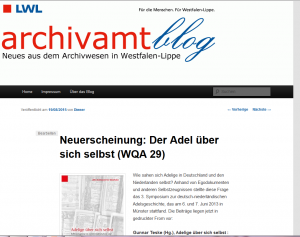 Seit 2014 im Netz: der archivamtblog.