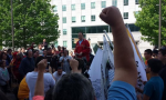 Penobscot Chief Kirk Francis at a May 26 rally outside of the Maine Statehouse. Photo Courtesy Sherri Mitchell, Native News Online