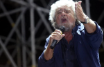 Beppe Grillo, the former comedian-turned-politician, has long been a bombastic critic of the euro. Photograph: Fotogramma/Splash News/Corbis