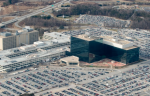 The National Security Agency (NSA) headquarters at Fort Meade, Maryland, as seen from the air, January 29, 2010. (AFP/Getty Images)