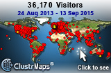 Locations of visitors to this page