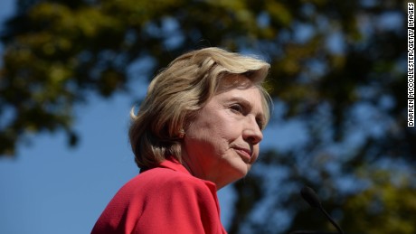 Hillary Clinton speaks after receiving an endorsement from Sen. Jeanne Shaheen, D-New Hampshire, on September 5, 2015 in Portsmouth, New Hampshire.