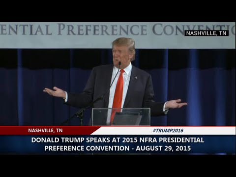 Donald Trump Gives Wildly Entertaining Speech in Nashville, TN (8-29-15)