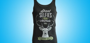 Shoot Selfies, Not Animals Unisex Tank Top