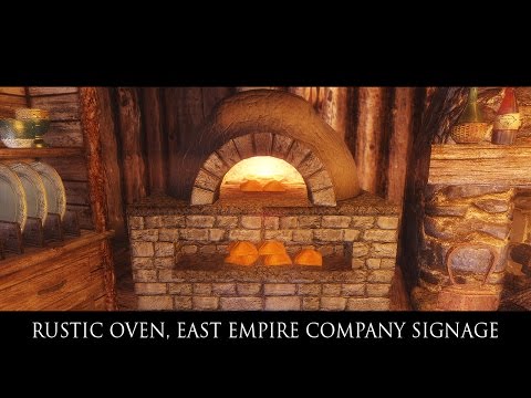 TES V - Skyrim Mods: RUSTIC OVEN, RUSTIC EAST EMPIRE COMPANY SIGNAGE