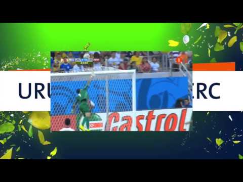 Incredible shot Forlan at World Cup 2014   Uruguay   Costa Rica HD