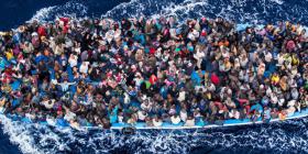 Refugees at sea, April 2015
