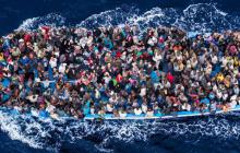 Refugees at sea, April 2015