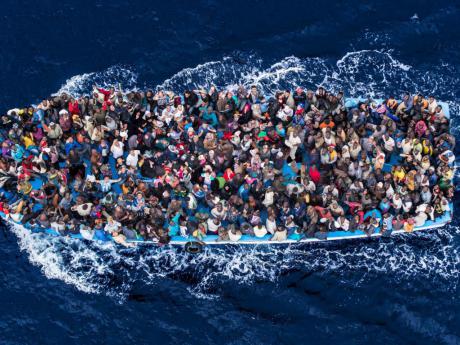 Refugees at sea, April 2015