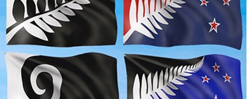 New Zealand flags