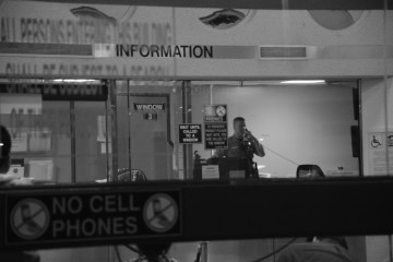 A glimpse through the entryway of the Santa Rita Jail, photographed on February 15, 2013. (Flickr / Daniel Arauz)