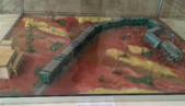 [A miniature display depicting a joint operation that both the Moroccan and Algerian Liberation Armies carried out against the French on display at the Moroccan Liberation Army Museum in Rabat. Image by author]