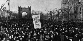 General strike, Barcelona, 1909