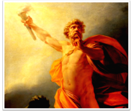 Prometheus: mythical figure who stole fire from the gods