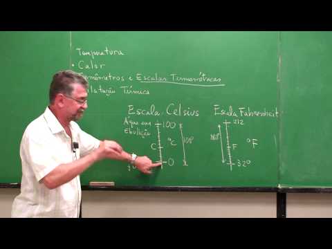 Termologia - Parte 2 - Escalas Celsius e Fahrenheit | Vídeo Aulas de Física Online Grátis