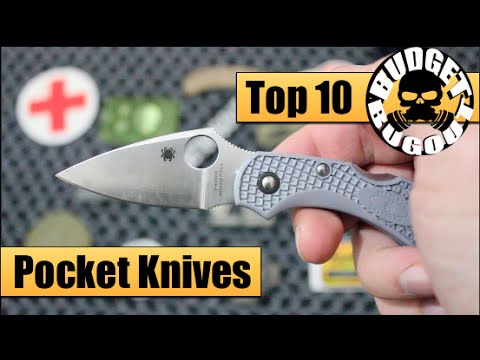 Top 10 Favorite EDC Knives -- Best Pocket Knives for Everyday Carry | EDC Knife Review