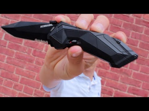 NEW! SCHA3BS Schrade Spring Assisted Opening Pocket Knife - Best Assisted Opening Pocket Knife