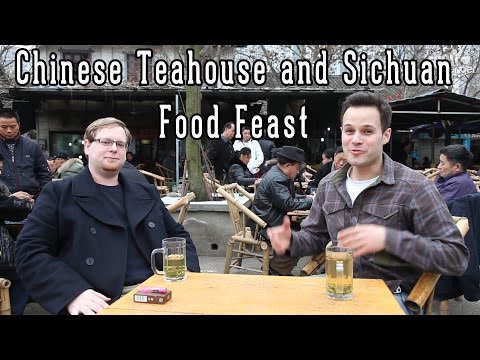 Chinese Tea in a Chengdu Teahouse | Feasting with Austin Guidry