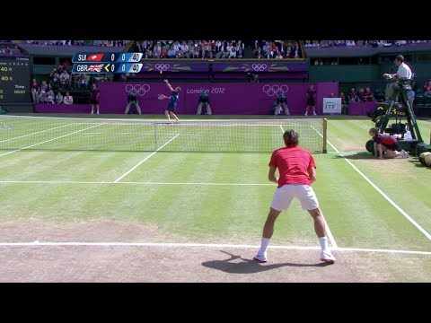 [HD] Roger Federer vs. Andy Murray Olympic 2012 Final HIGHLIGHTS