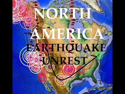 8/14/2015 -- US Earthquake Update -- West Coast VOLCANOES + Midwest Fracking Unrest