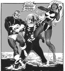 Cartoon, Marx's cool Stalinist friends